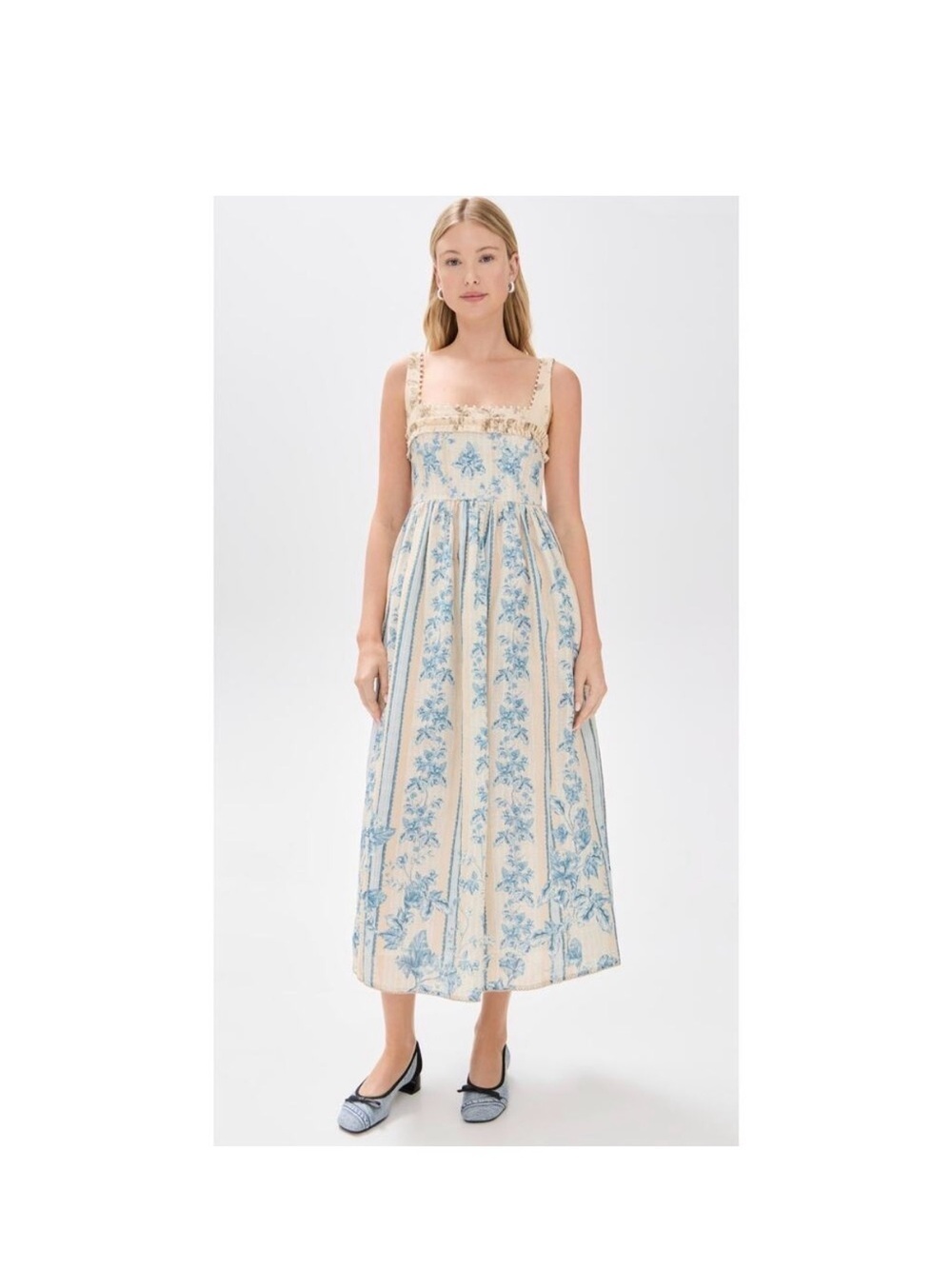 Agua by Agua Bendita Barbara Bougainvillea Midi Dress Size: Medium